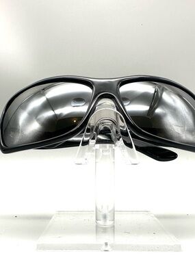 Fifty Five DSL Tony Bee D28N3 Sunglasses Black Wrap Red Chevron Detail Diesel